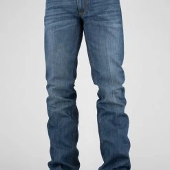 Tin Haul Mens Blue 100% Cotton Jagger Fit Plain Back Jeans -straight jeans shop 1000416601776c