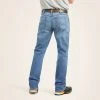Ariat Rebar M4 Blue Hazen Men's Jeans -straight jeans shop 10021854 back warm