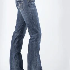 Tin Haul Womens Blue Cotton Blend Rosie Cactus Jeans