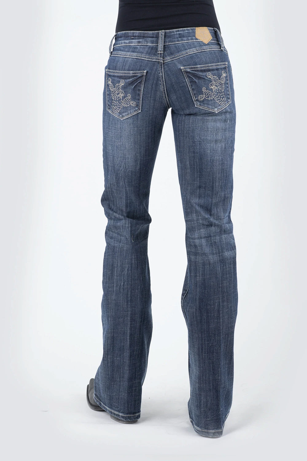 Tin Haul Womens Blue Cotton Blend Rosie Cactus Jeans 4 Tin Haul Womens Blue Cotton Blend Rosie Cactus Jeans - Image 2