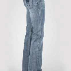 Tin Haul Womens Blue Cotton Blend 280 Rosie Embroidery Jeans