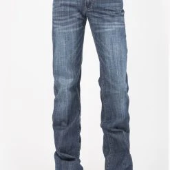 Tin Haul Womens Blue Cotton Blend Ella Trouser Arrow Jeans 7 Tin Haul Womens Blue Cotton Blend Ella Trouser Arrow Jeans -straight jeans shop 1005404600016c
