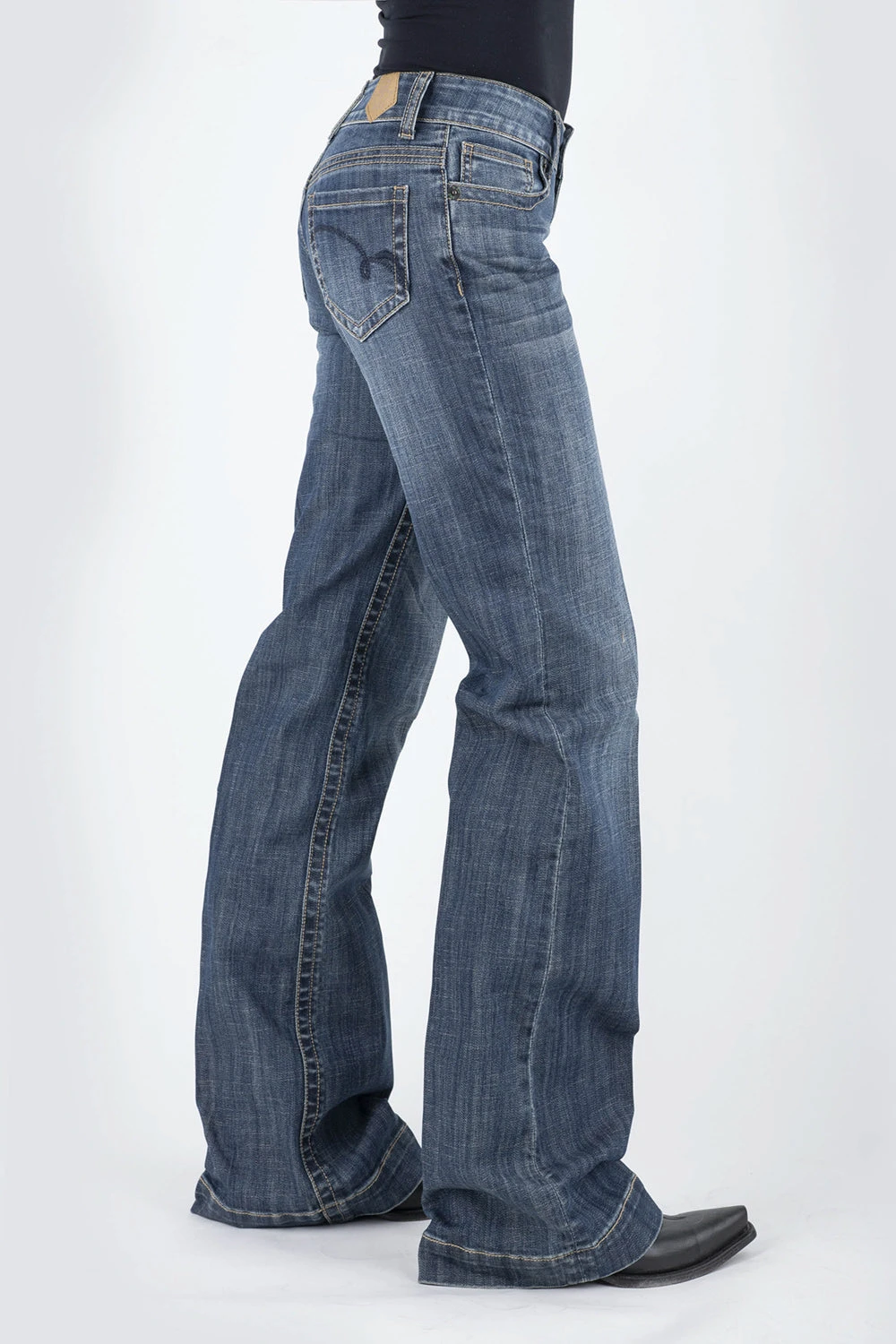 Tin Haul Womens Blue Ella Trouser Small Loop 460 Jeans 3 Tin Haul Womens Blue Ella Trouser Small Loop 460 Jeans