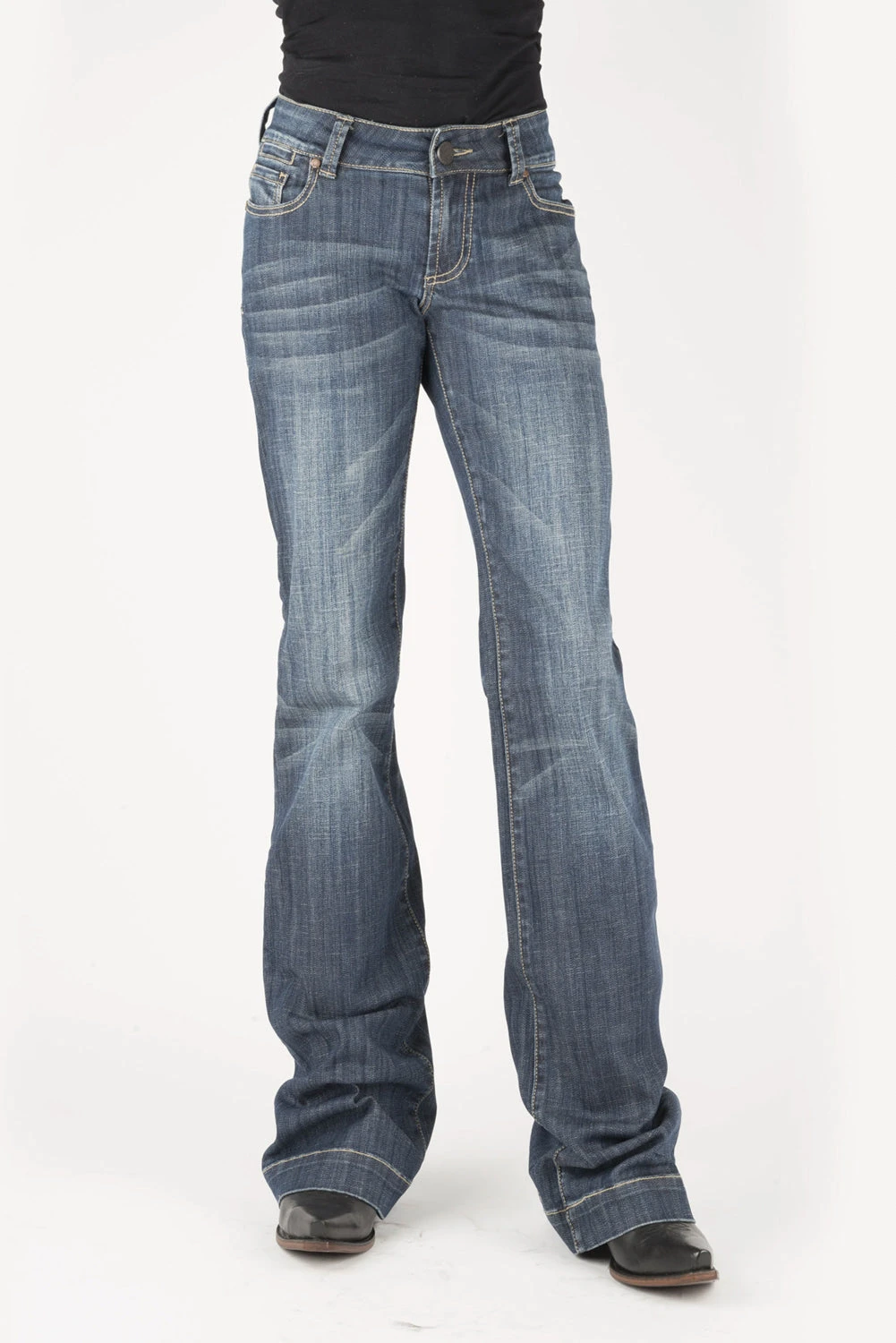 Tin Haul Womens Blue Cotton Blend 2 Feather 460 Ella Jeans 5 Tin Haul Womens Blue Cotton Blend 2 Feather 460 Ella Jeans - Image 3