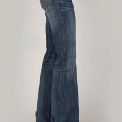 Tin Haul Womens Blue Cotton Blend 460 Ella Double Loop Jeans