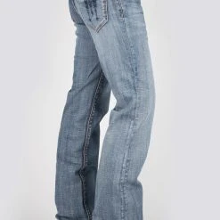 Tin Haul Womens Blue Cotton Blend 460 Ella Embroidery Jeans