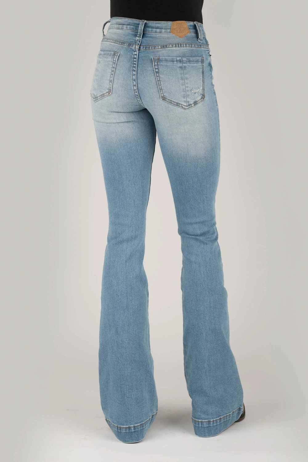 Tin Haul Womens Blue Cotton Blend 595 Libby Destruction Jeans 4 Tin Haul Womens Blue Cotton Blend 595 Libby Destruction Jeans - Image 2