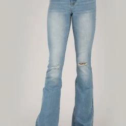 Tin Haul Womens Blue Cotton Blend 595 Libby Destruction Jeans 7 Tin Haul Womens Blue Cotton Blend 595 Libby Destruction Jeans -straight jeans shop 1005405950103c