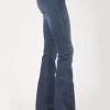 Tin Haul Womens Blue Cotton Blend 825 Harlow High Rise Jeans -straight jeans shop 1005408256000a