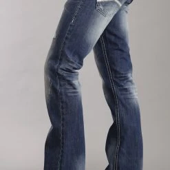 Mens Stetson Blue Cotton Blend Med Wash White X Bootcut Rocks Fit Jeans 7 Mens Stetson Blue Cotton Blend Med Wash White X Bootcut Rocks Fit Jeans -straight jeans shop 1100410143001 p 3 1