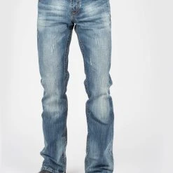 Stetson Mens Blue 100% Cotton Curved X Jeans 7 Stetson Mens Blue 100% Cotton Curved X Jeans -straight jeans shop 1100410144082c
