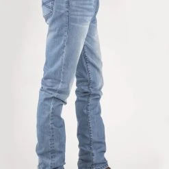 Stetson Mens Blue 100% Cotton 1210 Straight X Jeans