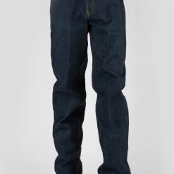 Stetson Mens Dark Wash 100% Cotton X Embroidered Jeans 7 Stetson Mens Dark Wash 100% Cotton X Embroidered Jeans -straight jeans shop 1100415200050c