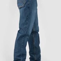 Stetson Mens Classic Wash 100% Cotton X Embroidered Jeans