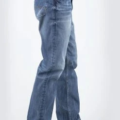 Stetson Mens Blue 100% Cotton 1520 Western V Jeans