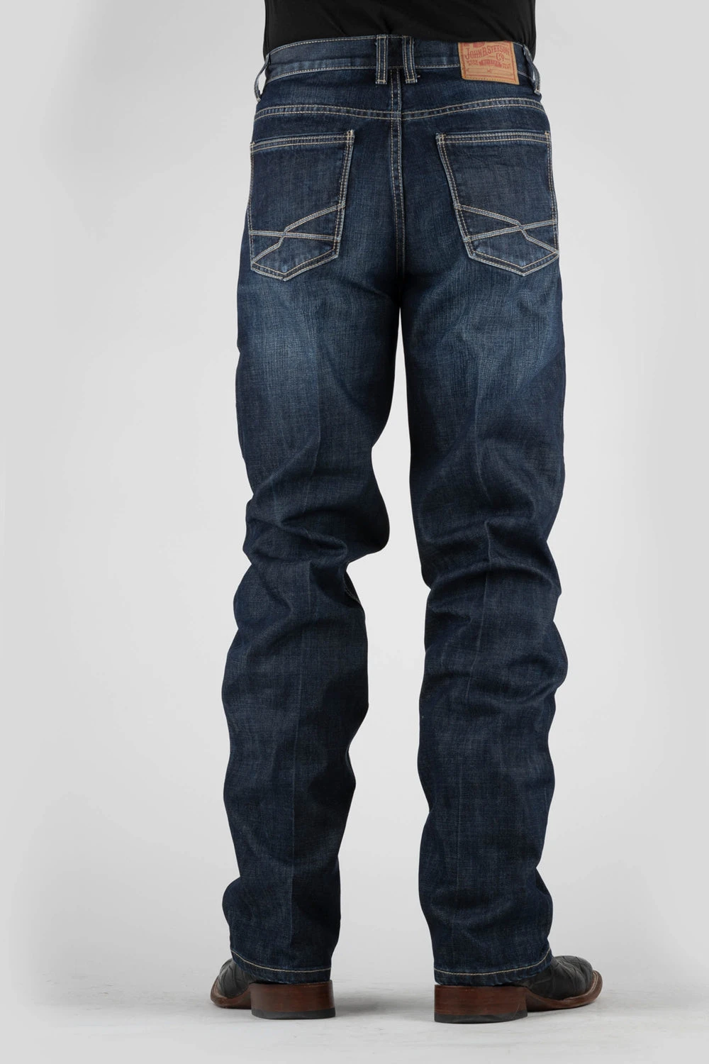 Stetson Mens Blue 100% Cotton X Design 1520 Fit Jeans 4 Stetson Mens Blue 100% Cotton X Design 1520 Fit Jeans - Image 2