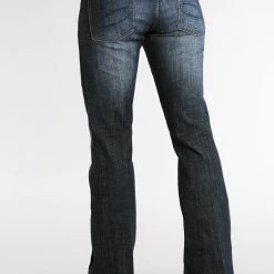 Stetson Womens Dark Wash Cotton Blend 816 Bootcut Jeans -straight jeans shop 1105402020036 p 2