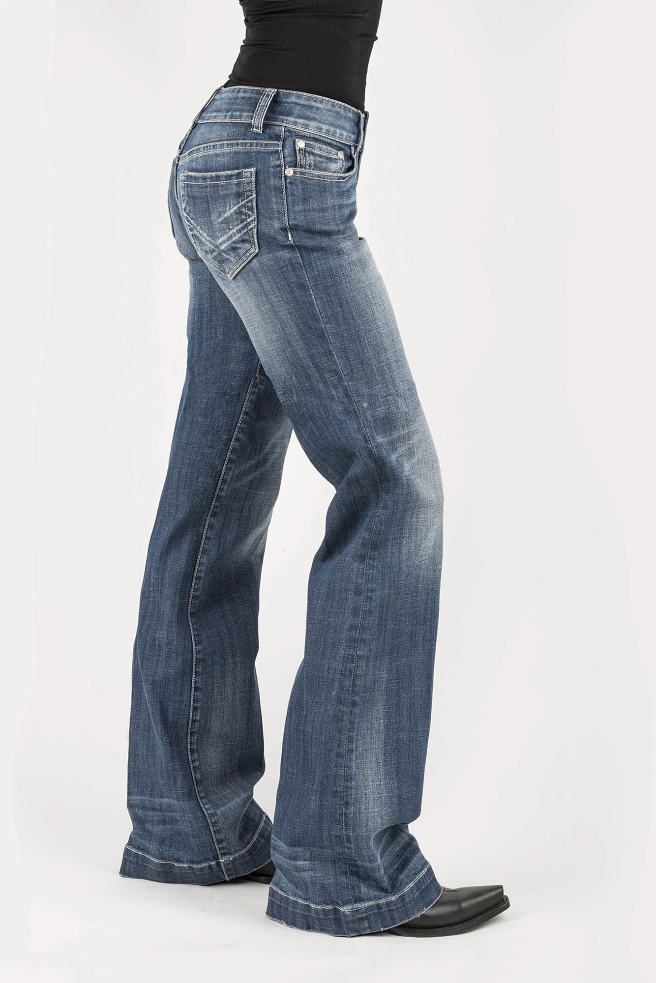 Stetson 214 Womens Blue Cotton Blend Bleached X Jeans 3 Stetson 214 Womens Blue Cotton Blend Bleached X Jeans