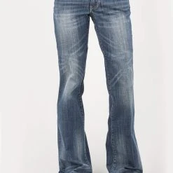 Stetson 214 Womens Blue Cotton Blend Bleached X Jeans 7 Stetson 214 Womens Blue Cotton Blend Bleached X Jeans -straight jeans shop 1105402140203c