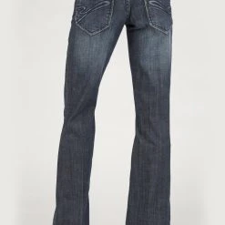 Stetson Womens Blue Cotton Blend S Denim Jeans