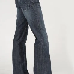 Alternative view of Stetson Womens Blue Cotton Blend S Denim Jeans