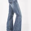 Stetson Womens Blue Cotton Blend Heavy Thread Jeans 1 Stetson Womens Blue Cotton Blend Heavy Thread Jeans -straight jeans shop 1105402140801a