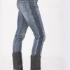 Stetson Womens Blue Cotton Blend Dark/Light Wash Jeans -straight jeans shop 1105405030776a
