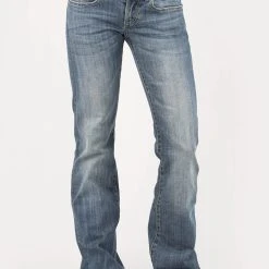 Stetson 818 Womens Blue Cotton Blend Aztec Jeans 7 Stetson 818 Womens Blue Cotton Blend Aztec Jeans -straight jeans shop 1105408160281c