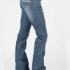 Stetson Womens Blue Cotton Blend 816 Box Stitch Jeans 2 Stetson Womens Blue Cotton Blend 816 Box Stitch Jeans -straight jeans shop 1105408160490a