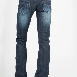 Stetson Womens Blue Cotton Blend Tonal S Jeans -straight jeans shop 1105408180723a 8a783d5e a837 4ac6 9b5b 9209714d9b8b