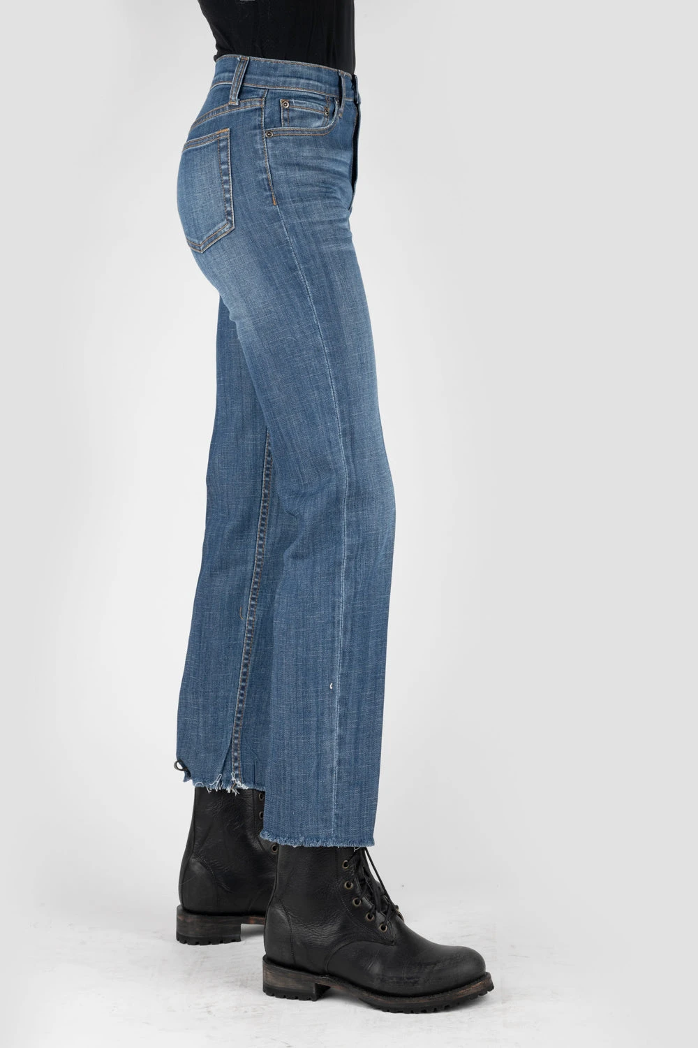 Stetson Womens Blue Cotton Blend 915 High Rise Jeans 3 Stetson Womens Blue Cotton Blend 915 High Rise Jeans
