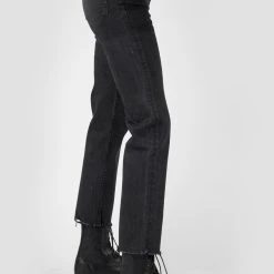 Stetson Womens Black Cotton Blend 915 High Rise Jeans