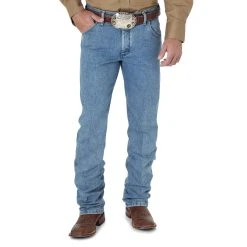 Alternative view of Wrangler Men's Stone Bleach Cowboy Cut Jeans