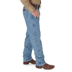 Wrangler Men's Stone Bleach Cowboy Cut Jeans 7 Wrangler Men's Stone Bleach Cowboy Cut Jeans -straight jeans shop 47MACSB BS01 SWBB PRD