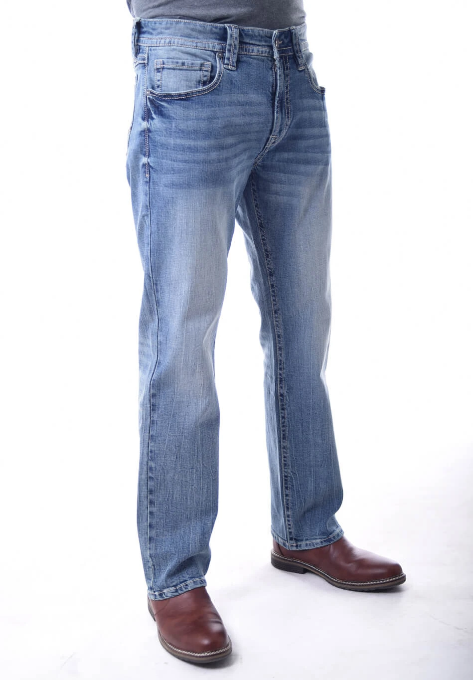 Axel Jeans Sam Classic Straight Jeans For Men | AXMB0032-SIERRA 5 Axel Jeans Sam Classic Straight Jeans For Men | AXMB0032-SIERRA - Image 3
