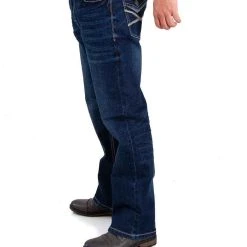 Axel Jeans Noel Slim Boot Jeans For Men | AXMB0053-CNL 8 Axel Jeans Noel Slim Boot Jeans For Men | AXMB0053-CNL -straight jeans shop Axel Jeans Noel Slim Boot DarkWash Mens AXMB0053 CNL 2