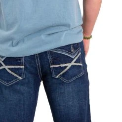 Axel Jeans Noel Slim Boot Jeans For Men | AXMB0053-CNL 9 Axel Jeans Noel Slim Boot Jeans For Men | AXMB0053-CNL -straight jeans shop Axel Jeans Noel Slim Boot DarkWash Mens AXMB0053 CNL 3 1