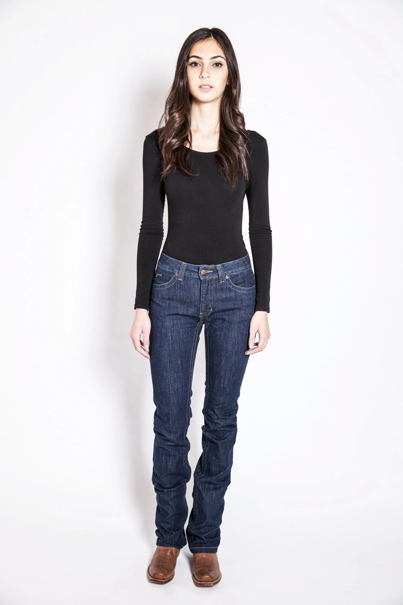 Kimes Ranch Womens Betty Jeans Blue Cotton Blend Rinse Bootcut 5 Kimes Ranch Womens Betty Jeans Blue Cotton Blend Rinse Bootcut - Image 3