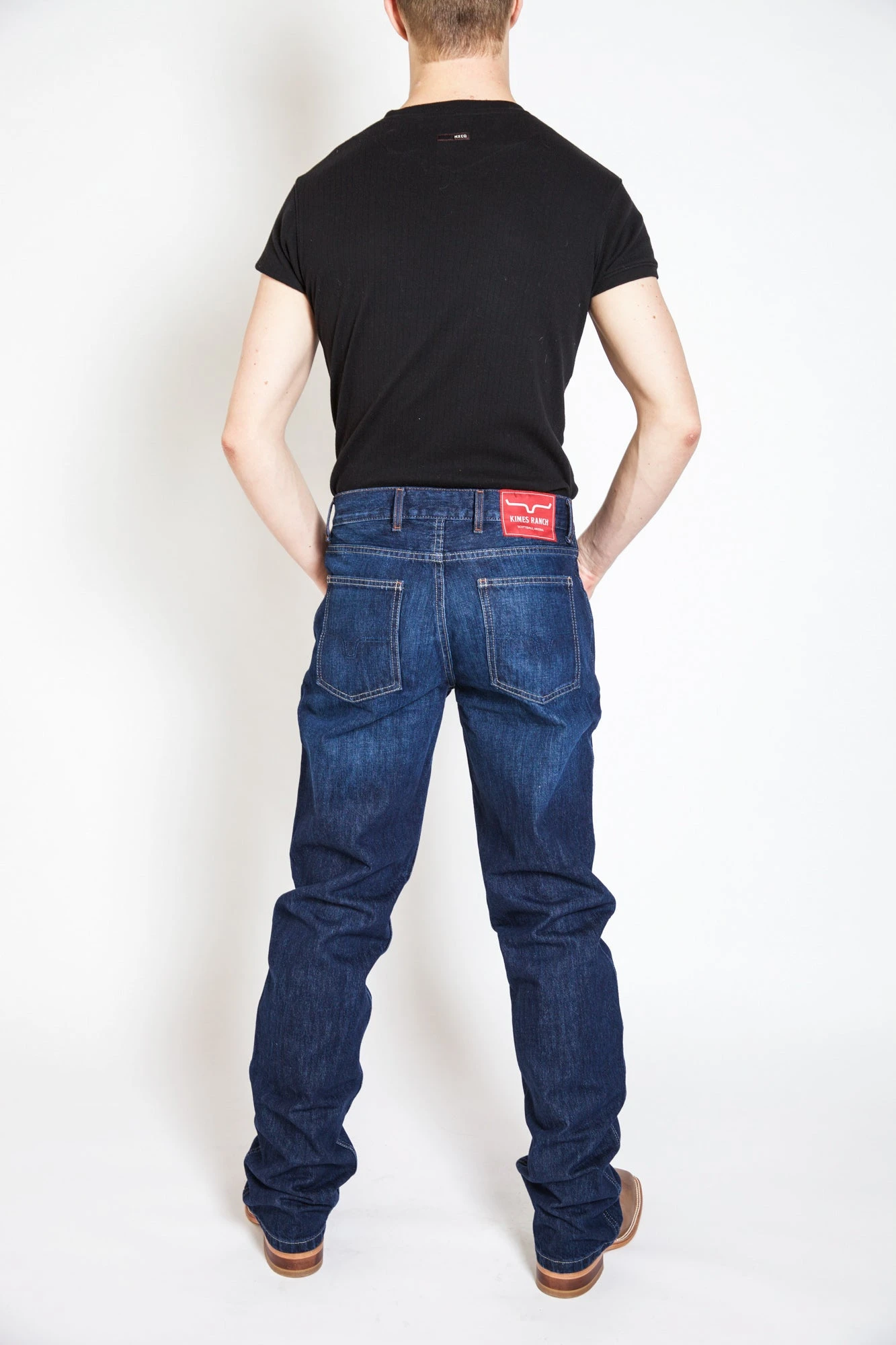 Kimes Ranch Mens Dillon Jeans Blue 100% Cotton Wide Bootcut 5 Kimes Ranch Mens Dillon Jeans Blue 100% Cotton Wide Bootcut - Image 3