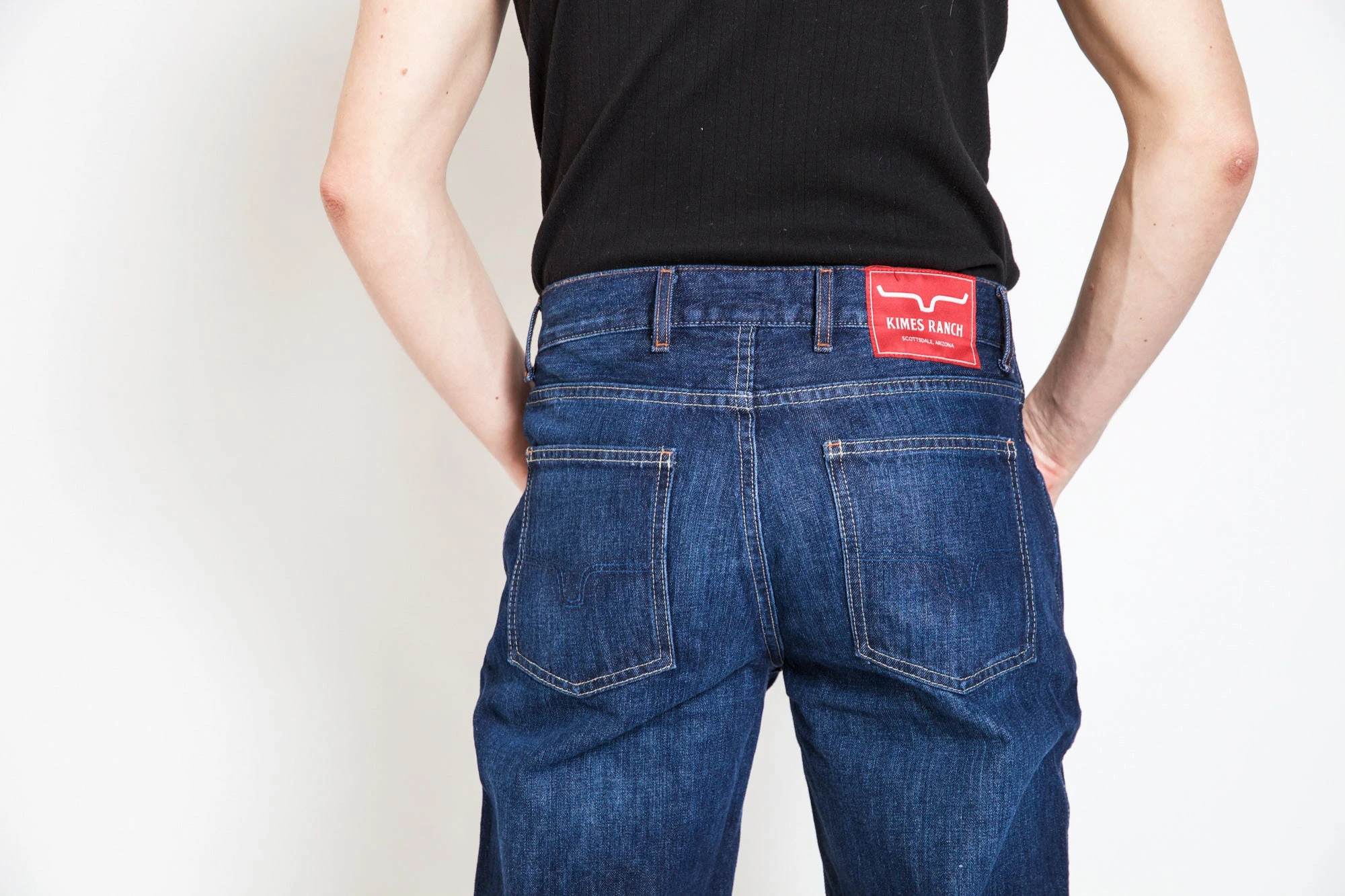 Kimes Ranch Mens Dillon Jeans Blue 100% Cotton Wide Bootcut 6 Kimes Ranch Mens Dillon Jeans Blue 100% Cotton Wide Bootcut - Image 4