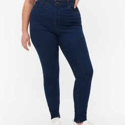 FLASH - Jeans With Super Slim Fit Blue Denim -straight jeans shop FL0001A 1055 ModelDetail2