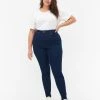 FLASH - Jeans With Super Slim Fit Blue Denim -straight jeans shop FL0001A 1055 ModelFront 1
