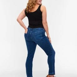 Zizzi Maternity Emily Jeans Blue Denim