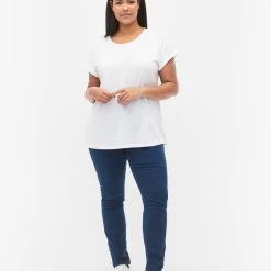 Zizzi Extra Slim Sanna Jeans With Regular Waist Dark Blue