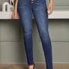KanCan High Rise Button Front Long Jeans For Women | KC7114D 1 KanCan High Rise Button Front Long Jeans For Women | KC7114D -straight jeans shop KANCAN HI RISE BUTTON FRONT LONG DENIM JEANS WOMENS KC7114D 8