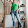 KanCan Fray Hem Mid Rise Ankle Skinny Jeans For Women | KC9228M 2 KanCan Fray Hem Mid Rise Ankle Skinny Jeans For Women | KC9228M -straight jeans shop LIFESTYLE KanCan Fray Hem Mid Rise Ankle Skinny Jeans for Women KC9228M 1