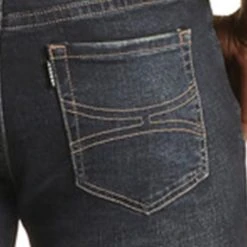 Hooey Slim Fit Straight Leg Reflex Jeans By Rock & Roll -straight jeans shop M1R3568 P