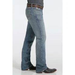 Alternative view of Cinch Men's Ian Performance Stretch Slim Bootcut Jeans