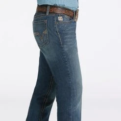 Alternative view of Cinch Ian Performance Denim Jeans Dark Stonewash