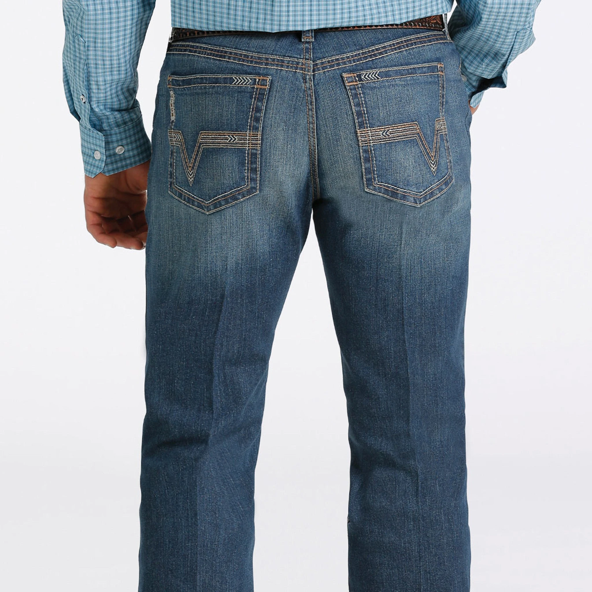 Cinch Ian Performance Denim Jeans Dark Stonewash 5 Cinch Ian Performance Denim Jeans Dark Stonewash - Image 3